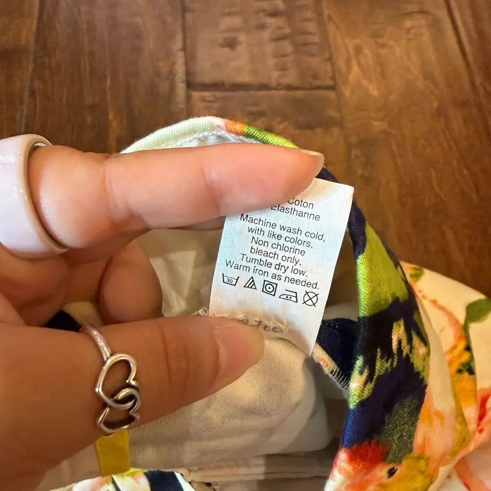 J. Crew Floral Shorts size 6 Summer Preppy Vacation Resortwear
